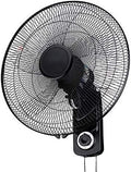 Generisch Industrieller Ventilator Wandmontage Wandventilator, Schwarz