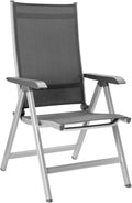 Kettler Basic Plus Advantage Gartenstuhl, Klappsessel, Balkonstuhl, 61 cm, 65 cm, 109 cm, Edelstahl