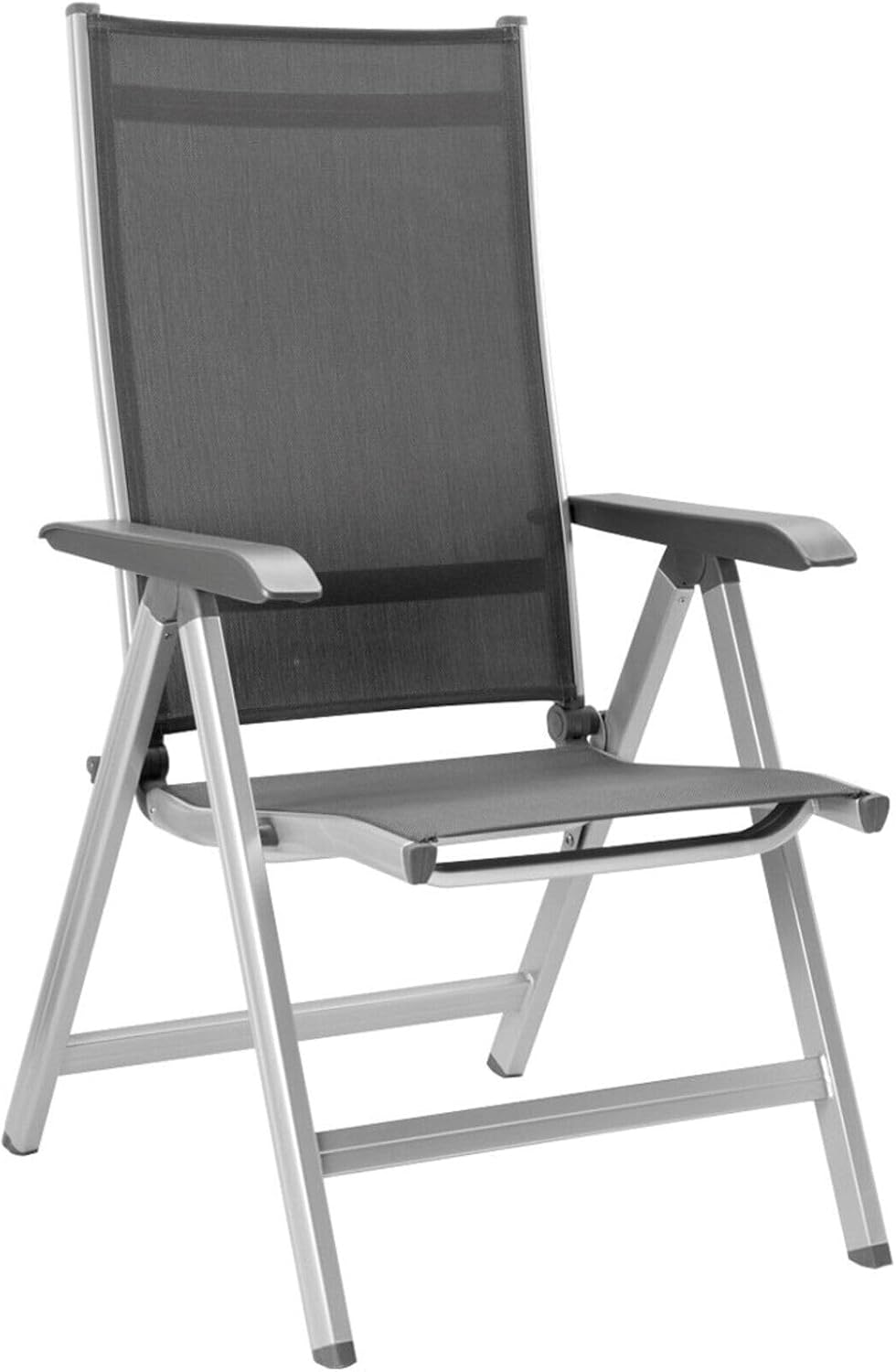 Kettler Basic Plus Advantage Gartenstuhl, Klappsessel, Balkonstuhl, 61 cm, 65 cm, 109 cm, Edelstahl