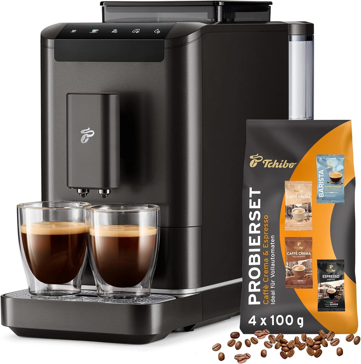 Tchibo Kaffeevollautomat, 1,4 l, 18 cm, 300 g