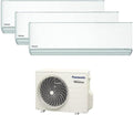 Panasonic - ETHEREA R32 Panasonic 9000+9000+18000 BTU A++ Trial Split Klimaanlage, Heizung, 24 Stunden, WLAN, App