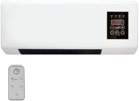 Generic Tragbarer Wandventilator Klimager?t, leise Mini-K¨¹hleinheit mit Fernbedienung & 8H-Timer, 45 dB, kein Fenster f¨¹r Schlafzimmer, Wei?/Schwarz