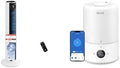 Levoit 20 dB sehr leiser Turmventilator, 26W Ventilator mit DC Motor+Dual 200S, 3L, 5L, Fernbedienung, App-Steuerung, App-/WLAN-Steuerung
