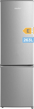 Comfee RCB359IX2 Kombi-K¨¹hlschrank, Gefrierschrank, B¨¹ro, 177,3 cm, 197 l, 65 l, 39 dB