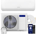 DELLA Motto Series 18000 BTU WiFi aktiviert Mini Split 19 SEER2 k¨¹hlt bis zu 1000, Klimaanlage, Heizung, 208-230 V, 4 Zoll, 2 Zoll, 15,5 mm, 16,9 mm