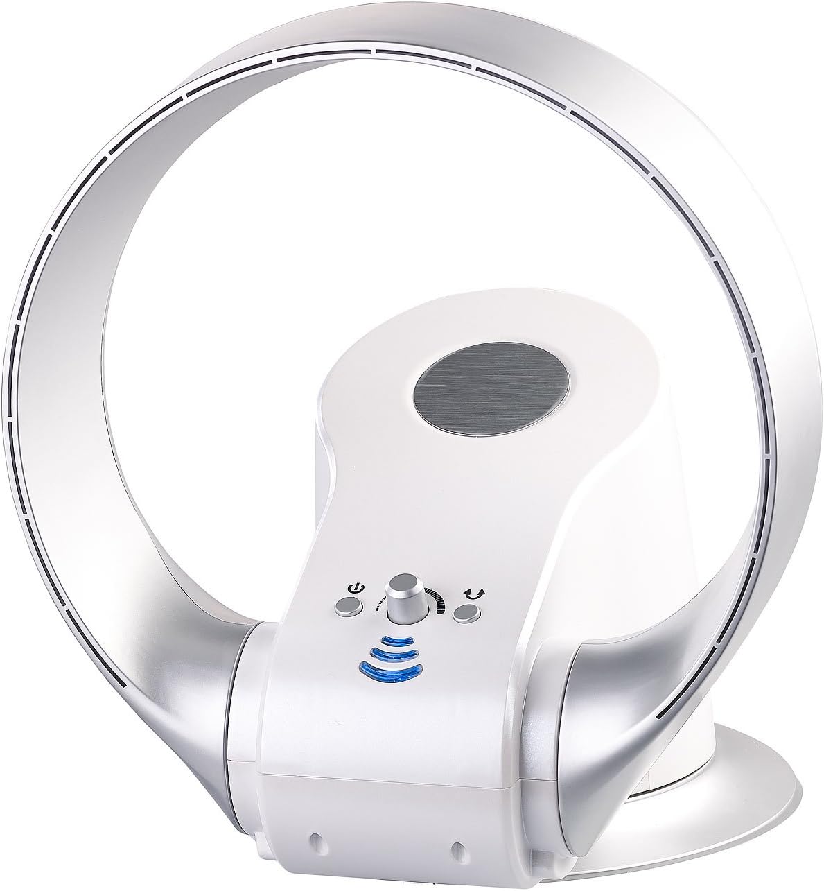 Sichler Haushaltsger?te Ventilator, Tisch, Tischventilator, 31 cm, 1,95 kg, 120 Minuten, 190 cm, LED, Blau