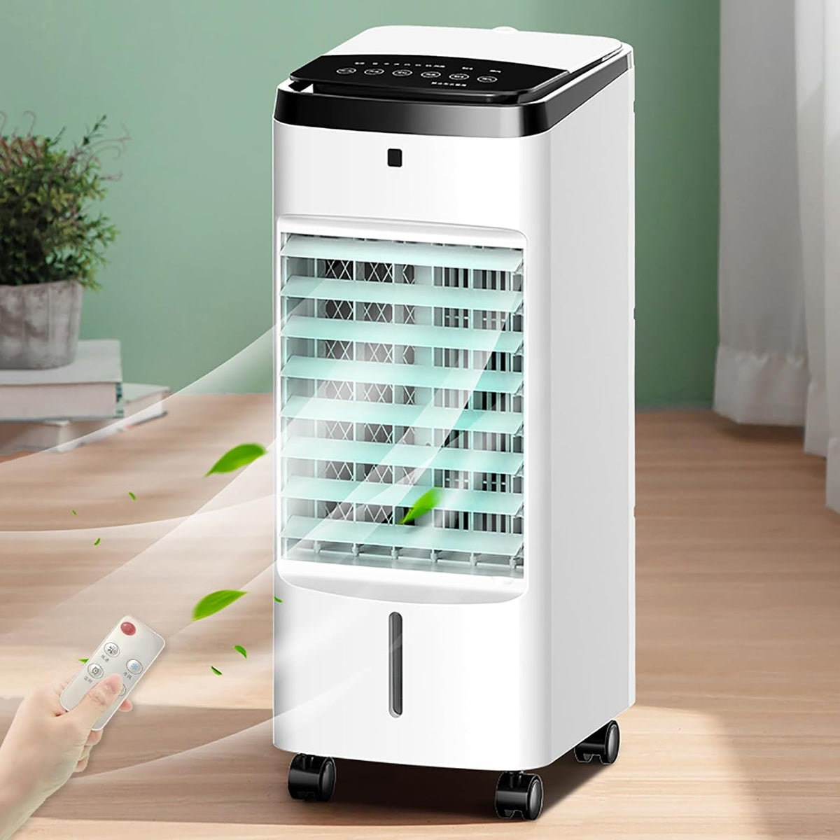 Generic Tragbare Klimaanlage Fernbedienung Mobile Klimaanlage, 7-Stunden-Timer f¨¹r Zuhause, 3-in-1-Verdunstungsluftk¨¹hler, Nennspannung: 220 V
