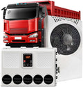 Generic Klimaanlage, 20 dB, Schlafmodus, f¨¹r Wohnmobil, f¨¹r Auto Wohnwagen Elektrische Parkplatz-Klimaanlage, Multifunktional, Wei?/Schwarz