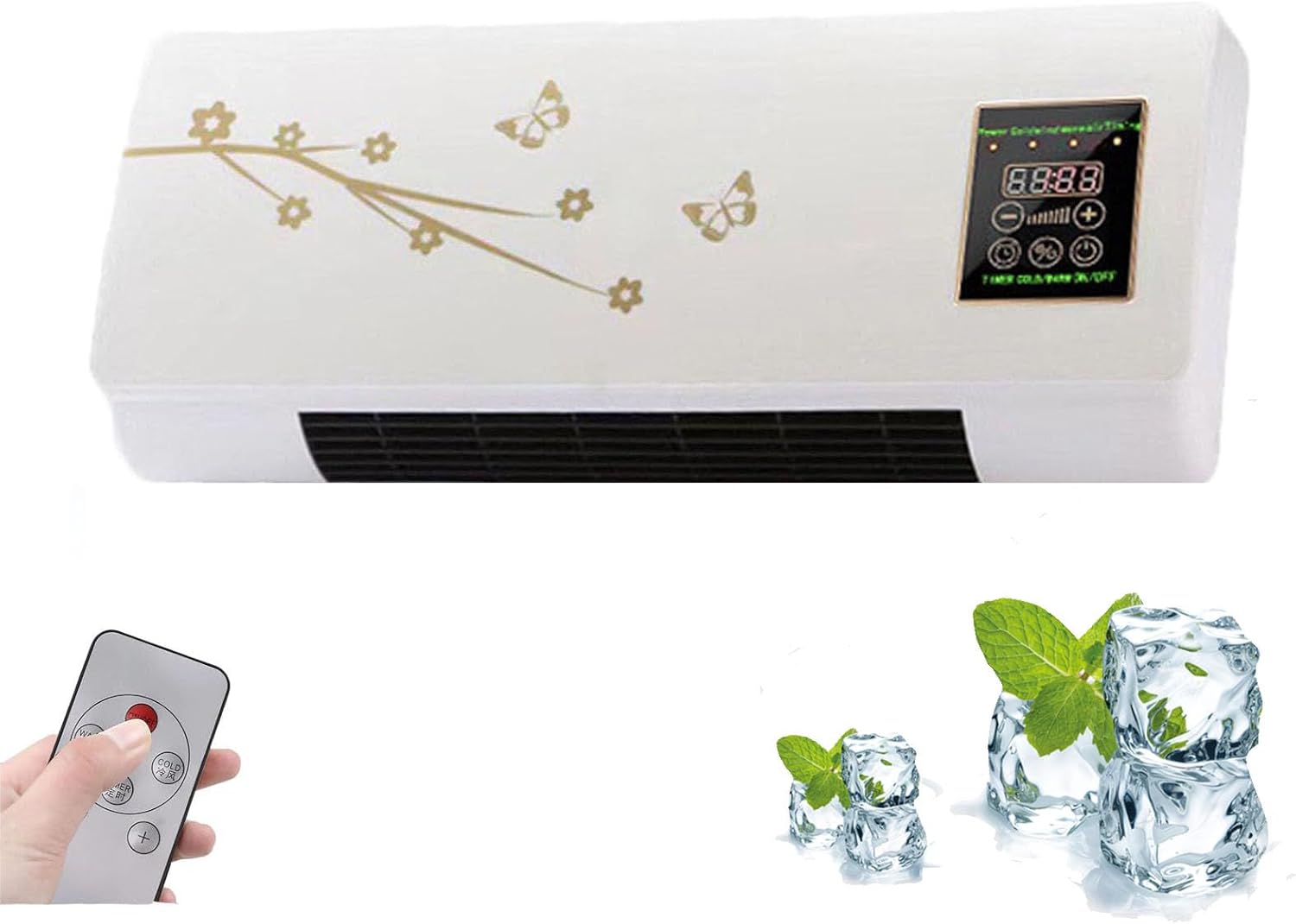 Generisch Ductless Split Klimaanlage Klimager?t, Fernbedienung, Super Leise AC f¨¹r Zuhause, Schlafzimmer, B¨¹ro, Wei?
