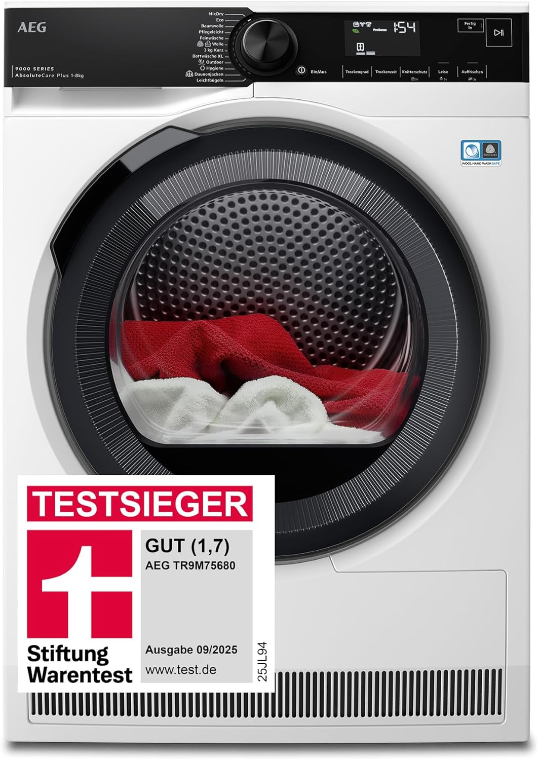 AEG W?rmepumpentrockner 8 kg, W?schetrockner, 60 ¡ãC