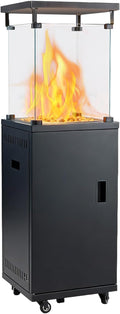 DUMOS Gasheizstrahler 5/11 kW Gas Piezoz¨¹ndung Heizung + Gasdruckregler + Cover, Gasheizung, Automatisch, Outdoor, 120 cm, 0,5 kg