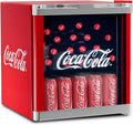 ¡ãCUBES Original Coca-Cola Mini K¨¹hlschrank Rot 48 l - Getr?nkek¨¹hlschrank mit Glast¨¹r, Flaschenk¨¹hlschrank, 50 l, 47 cm, 192 kWh, 0.7 kWh