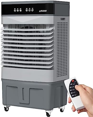 Generisch Industrieller Verdunstungsluftk¨¹hler mit 120¡ã Oszillation, 4 K¨¹hlakkus, 3 Geschwindigkeiten, 40 L, Fernbedienung, Luftbefeuchtung