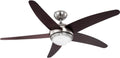 GLOBO Deckenventilator, Deckenleuchte, Wohnzimmerlampe, IP20, Silber