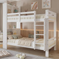Bett Kinder 90 ¡Á 200 mit Regalen und Leiter TZCIN, Funktionsbett Etagenbett f¨¹r 2 Kinder, 217 ¡Á 98 ¡Á 173 cm, Jugendbett Bettrahmen aus Massivholz