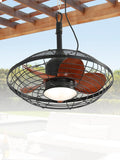 Sofucor Deckenventilator mit Beleuchtung, Deckenleuchte, Deckenlampe, Schlafzimmer, 51 cm, 30 dB, LED-Beleuchtung, IP65