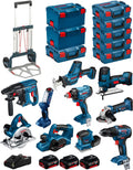 JG todotaladros BOSCH Professional 18 BK1002 GST Werkzeugakkus, 18 V, 125 V, 5, 0Ah, b¨¹rstenloser Motor, Blau/Rot/Schwarz