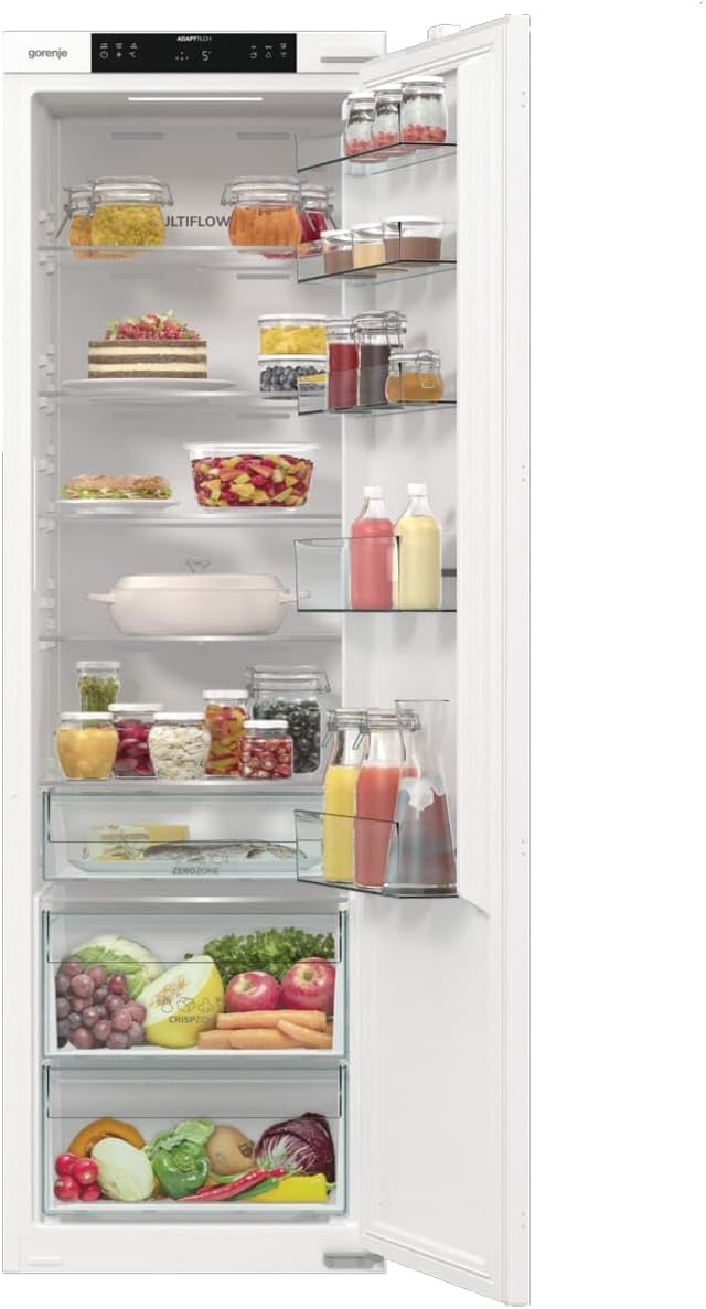 Gorenje RI517E41WF Einbauk¨¹hlschrank, 0 ¡ãC, 178 cm, LED, Elektronische Steuerung, Edelstahl