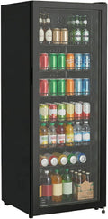 METRO Professional Getr?nkek¨¹hlschrank GSC4240B, F¨¹r Gastronomie, 4 ¡ãC, 18 ¡ãC, 25 kg, 363 mm, 1,348 kWh, LED, Dauerbetrieb