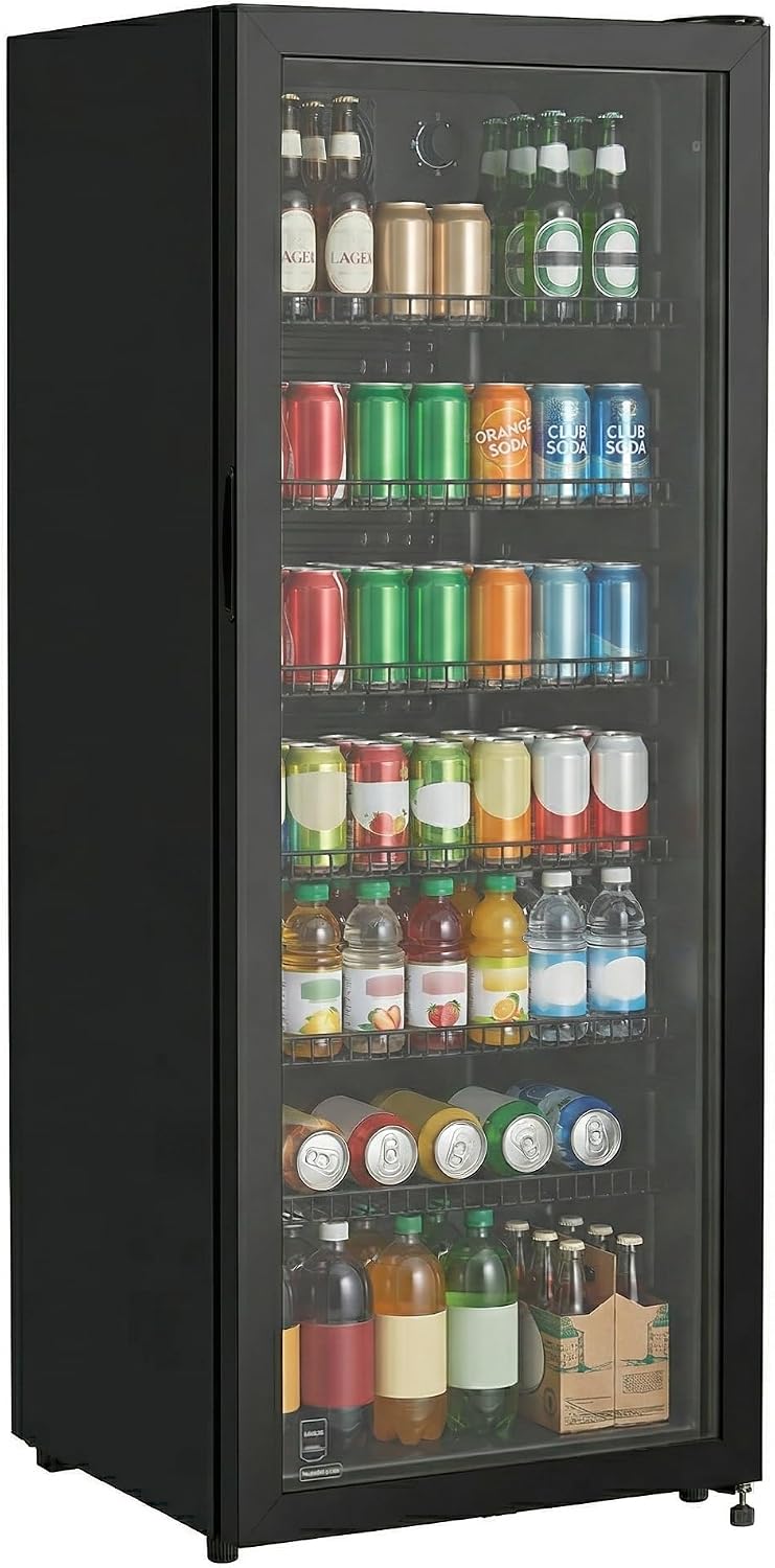METRO Professional Getr?nkek¨¹hlschrank GSC4240B, F¨¹r Gastronomie, 4 ¡ãC, 18 ¡ãC, 25 kg, 363 mm, 1,348 kWh, LED, Dauerbetrieb