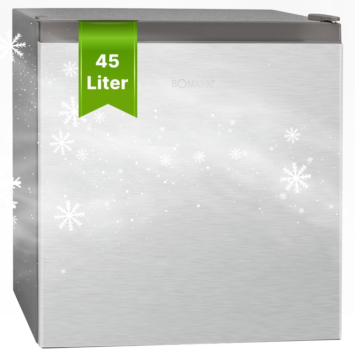 Bomann Mini K¨¹hlschrank 45 l mit Gefrierfach, Minik¨¹hlschrank, Getr?nkek¨¹hlschrank, B¨¹ro, 39 dB