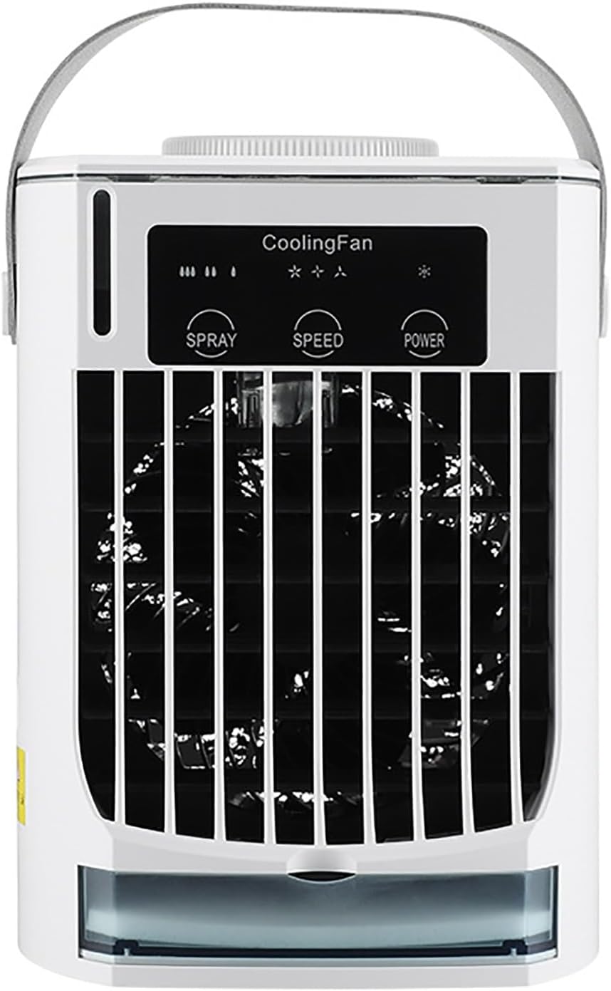 lyxamjrzyp Wasserk¨¹hlungsventilator, Schrei Tischventilator, Gr??e: 22, 5 ¡Á 14, 5 ¡Á 16, 8 cm, USB (5 V) Funktionen: 1, f¨¹r Zuhause und B¨¹ro