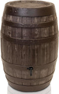 YourCasa Regentonne 250 Liter [Barrel] mit windsicherem Deckel - Regenfass Frostsicher, 65,2 cm, 93 cm, 4 Zoll, Kunststoff