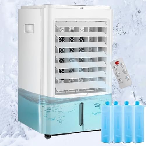 JKJZSALJ Tragbare Klimaanlage Mobile Klimaanlage, Energieeffiziente K¨¹hll?sung 24 V/220 V, 3-Stufiger Verdunstungsk¨¹hler Mit 4 Betriebsmodi