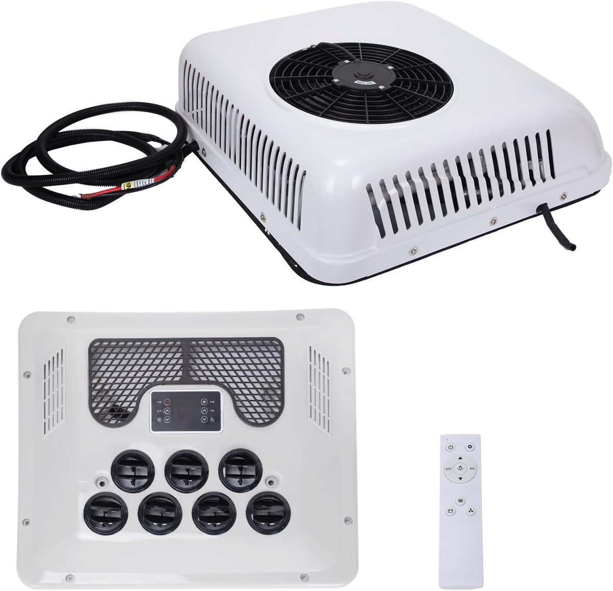 Caulitar Klimaanlage, 8000 BTU, 24 V, Wei?/Schwarz