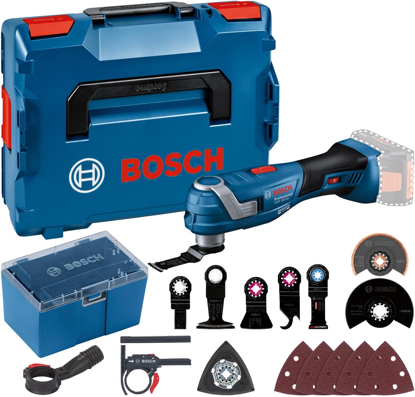 Bosch Professional 18 V System Akku Multi-Cutter GOP 18 V-34 (Vibration Control