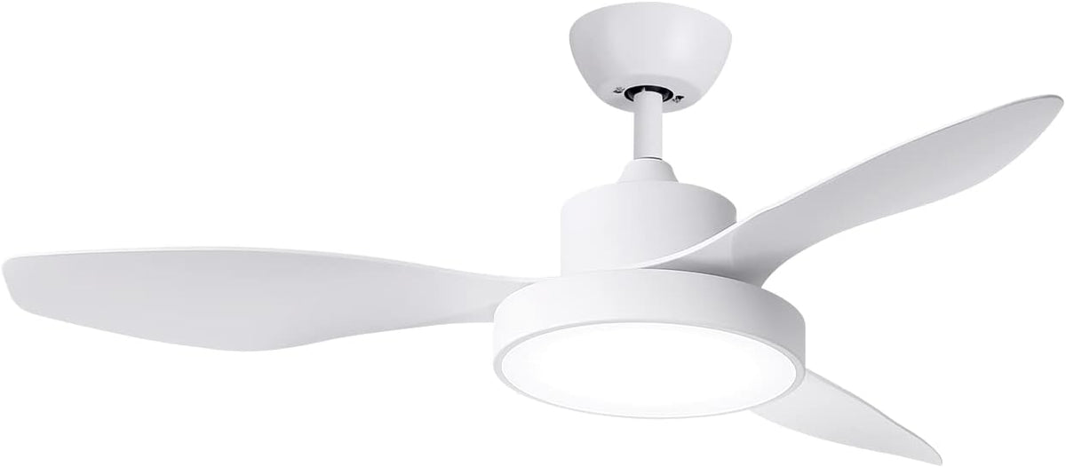 SPC Conforto DC Lite 2 Deckenventilator mit gro?em Licht dimmbar, Lampe, Heizung, Schlafzimmer, 20 dB, 43 dB, 8 Stunden