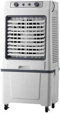 Generic Tragbarer Verdunstungsk¨¹hler 40L Tank Mobile Klimaanlage, 3-Gang-Industrie-Sumpf-Klima-Geber f¨¹r gro?e R?ume, Oszillation, Wei?/Grau
