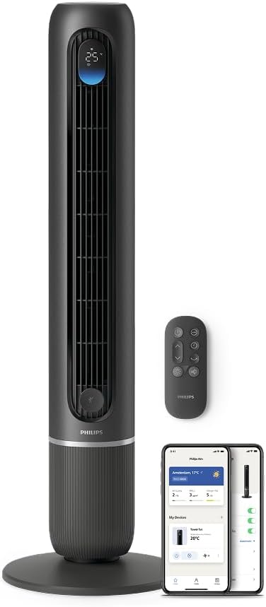 Philips Smarter Turmventilator 7000 Series, Automatisch, 30 W, WLAN, App