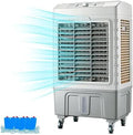 Generic Tragbarer Verdunstungsk¨¹hler 60L Tank Luftk¨¹hler, Innen-Sumpfk¨¹hler f¨¹r Raum, 3-Gang-Klimaanlage-L¨¹fter mit 120-Schwingung, Schlafzimmer