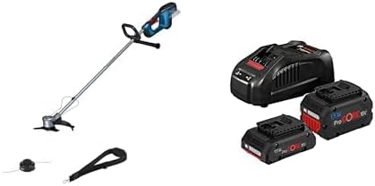 Bundle of Bosch Professional 18 V System Akku-Freischneider GFR 18 V-23 + Akku, 4.0 Ah, 5.5 Ah, 32 Minuten, 35 Minuten, 23 cm, Schnellladeger?t